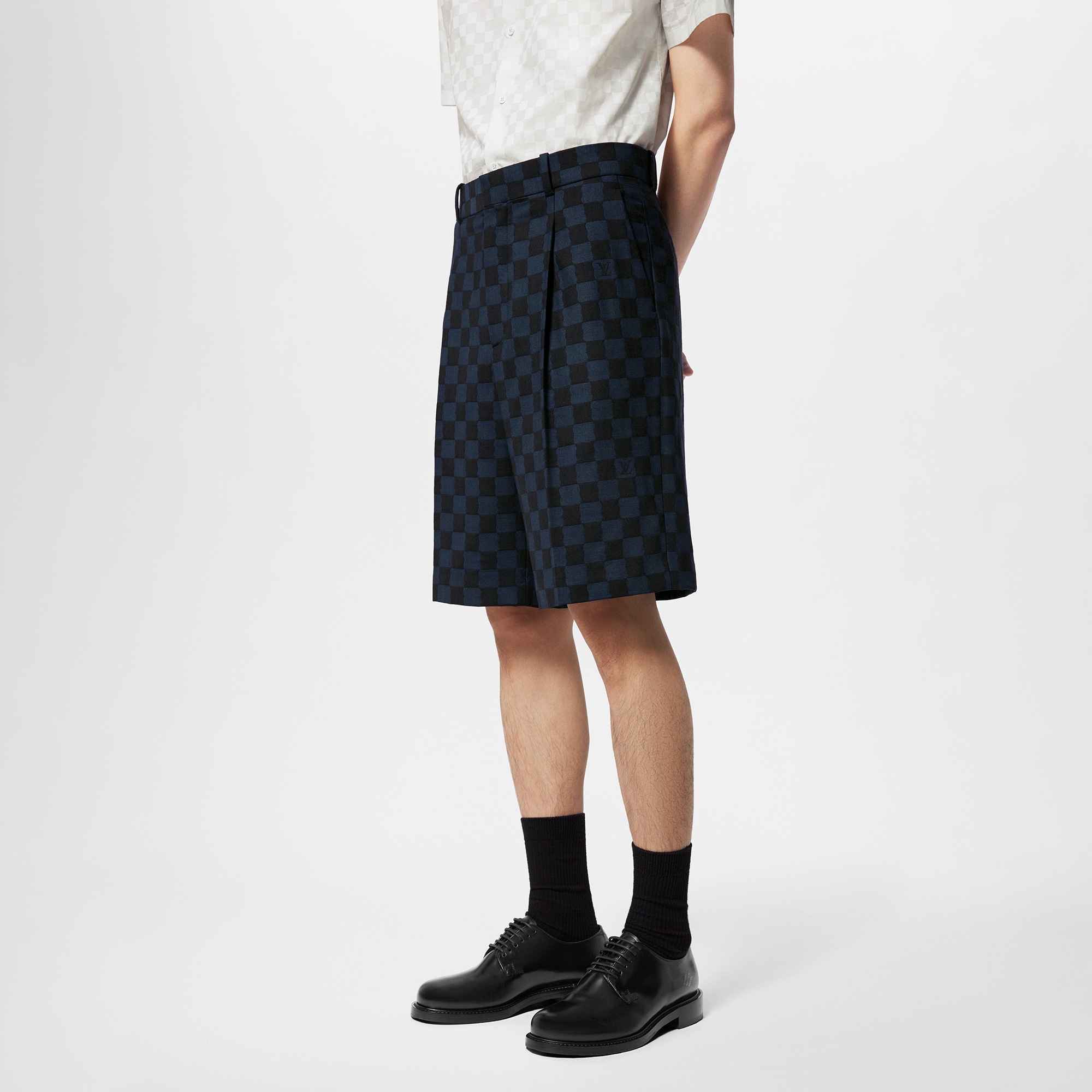 Shorts aus Wollgemisch mit Zugband  Herren Ready to Wear Hosen | LOUIS VUITTON (Zoom)